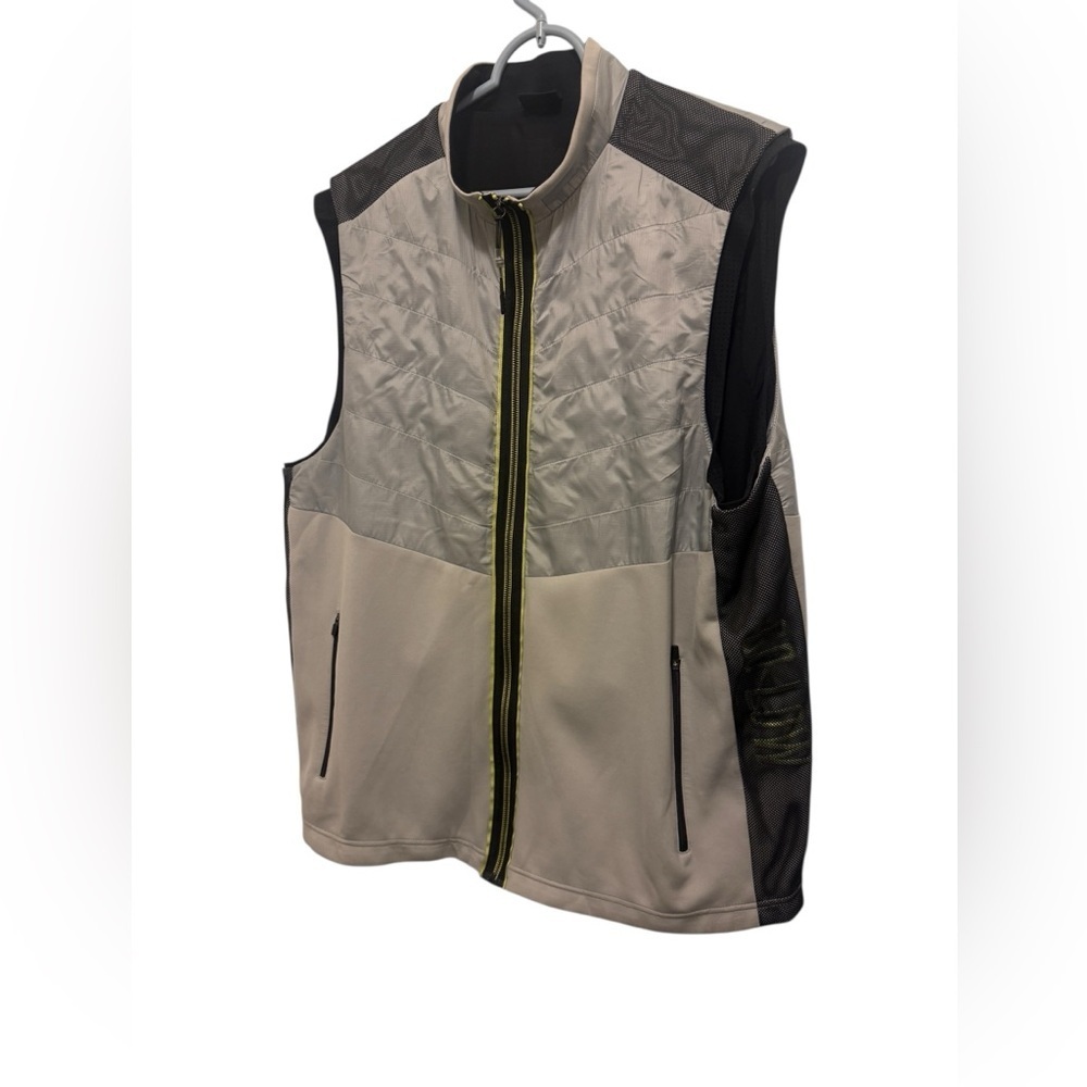 PXG Black and Gray vest  with green neon Trim in great condition